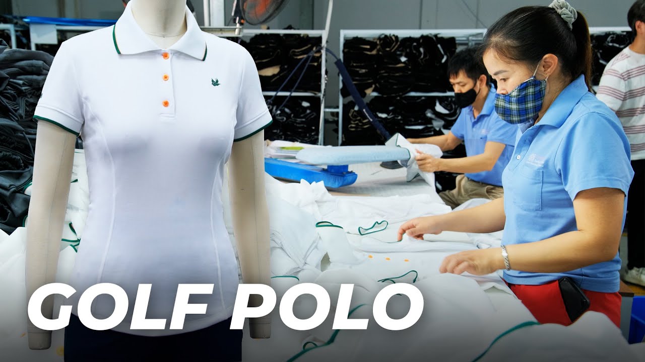 Detailed Process of Making a Women Golf Polo | Vietnam Textile Insider