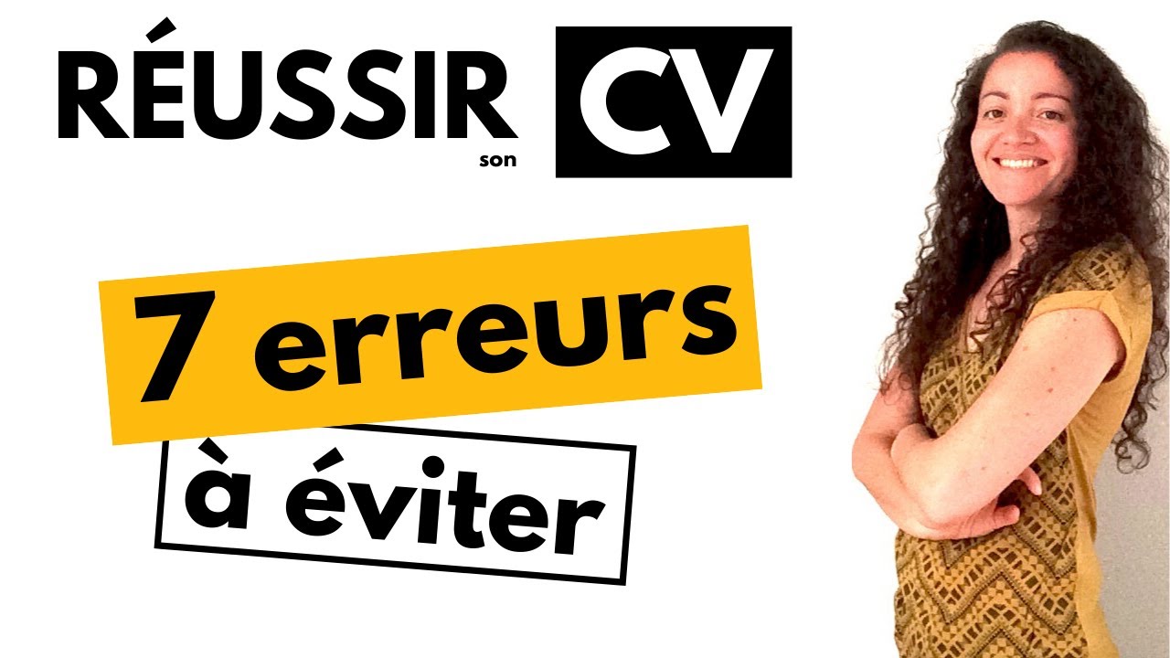 CV: les erreurs à ne pas faire