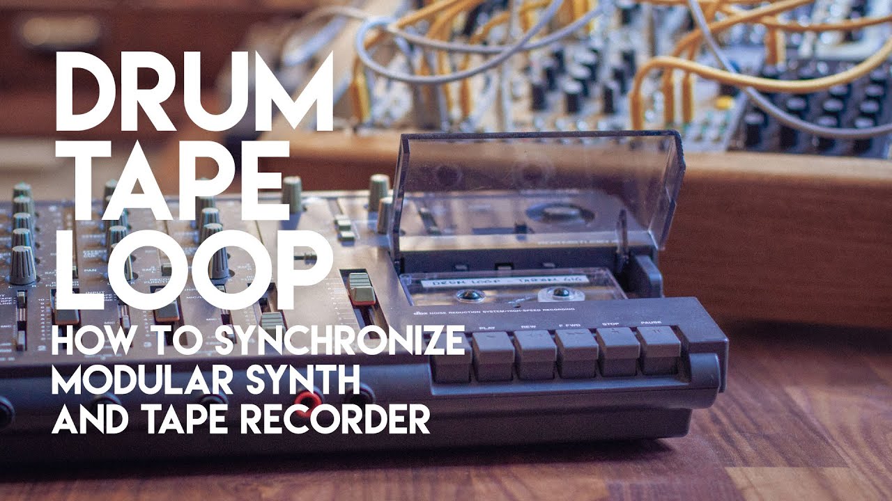 CASSETTE RECORDER And MODULAR SYNTHESIZER Synchronization