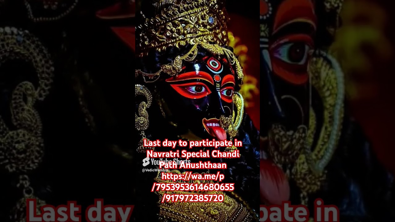 Last day to participate in Navratri Special Chandi Path  Anushthaan