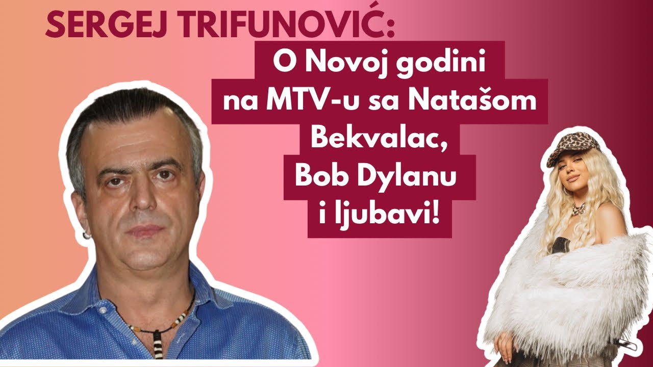 SERGEJ TRIFUNOVIĆ: Kako se dešava odumiranje ljubavi? Kafica sa Marijom