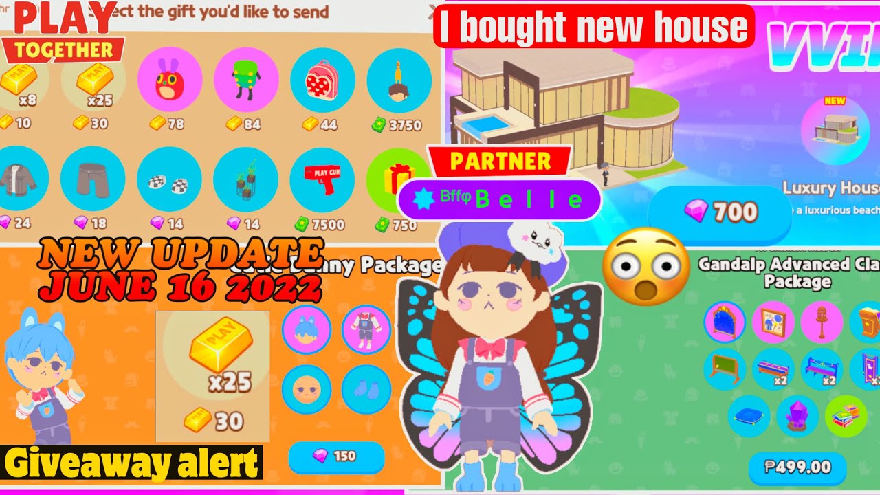 I BOUGHT THE LUXURIOUS HOUSE🤩| UPDATE JUNE 16 2022 | Giveaway | Play Together