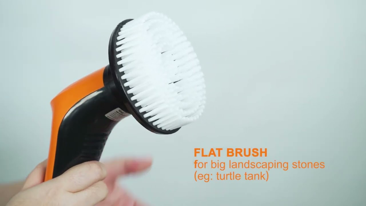 hygger IPX8 Electric Aquarium Cleaning Brushes Use video-----HG 086