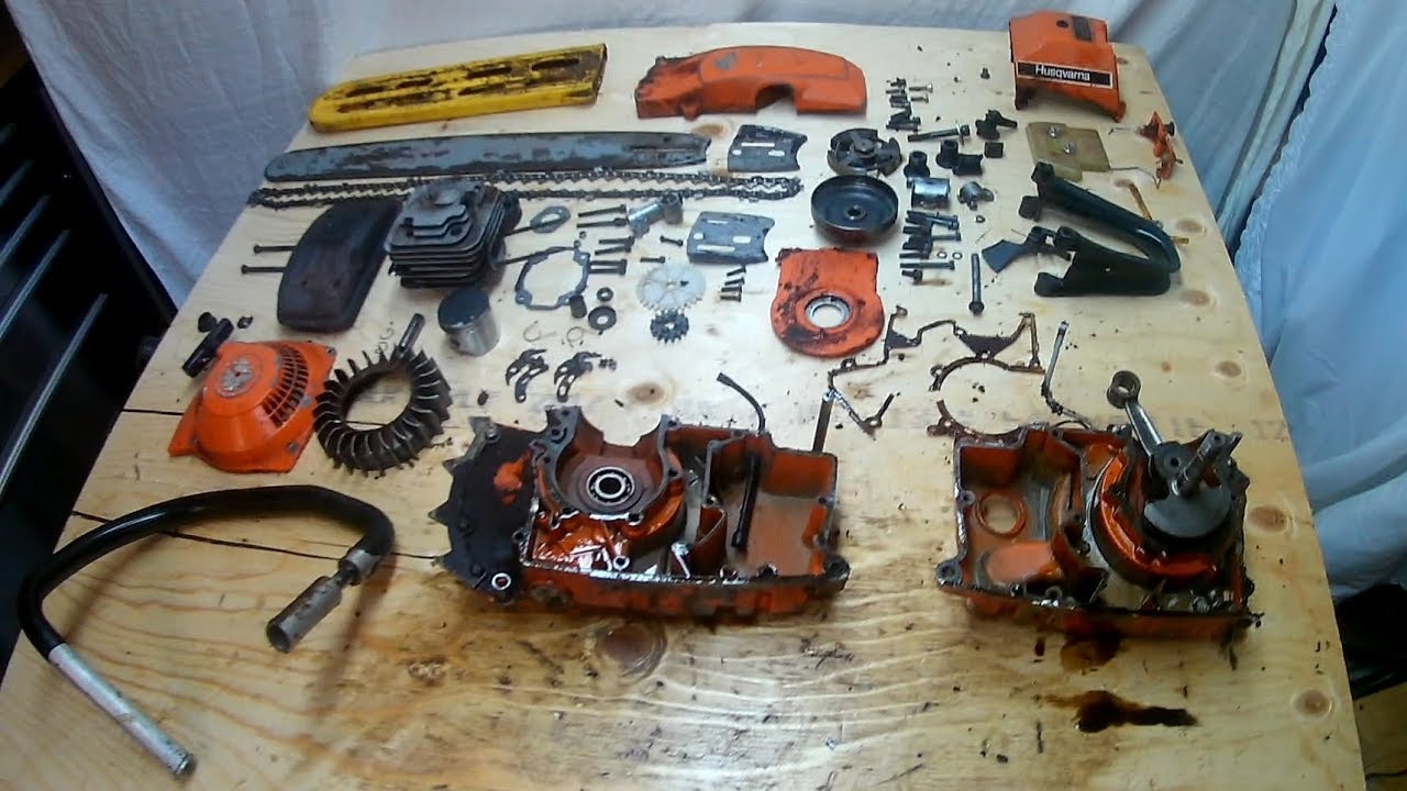 Husqvarna  Chainsaw Teardown Disassembly