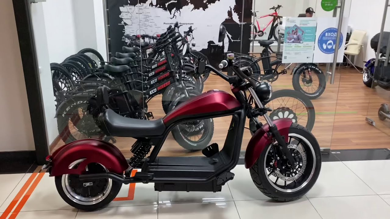 Обзор электроскутера City Coco 2021 года а-ля Харлей - Eco Koleso X5 3000W 60V30Ah