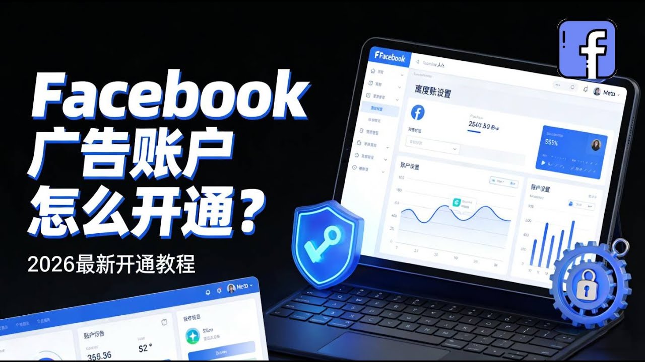 2026 最新 Facebook Ads 开通完整教程 ｜新手从 0 到 1 全流程详解与避坑说明，为什么很多人一开就被限制或无法投放，今天这个视频一期就能教会你开通广告账户以及如何快速获取