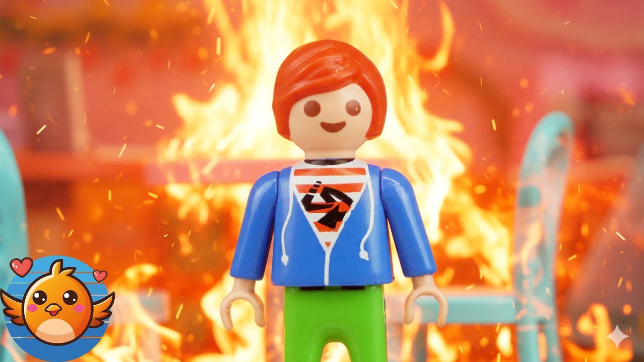 Julian ZERSTÖRT das Café Waterfall?!🔥😱 Familie Vogel | Playmobil Film Deutsch
