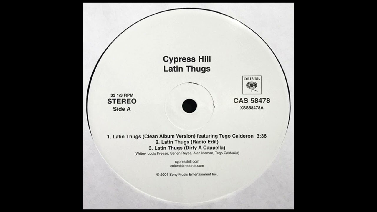 Cypress Hill ft. Tego Calderón - Latin Thugs (Acapella)
