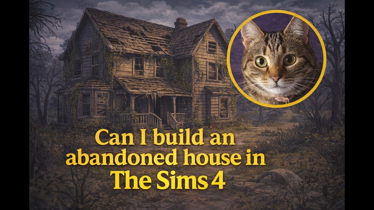 Can I build an abandoned house in The Sims 4?