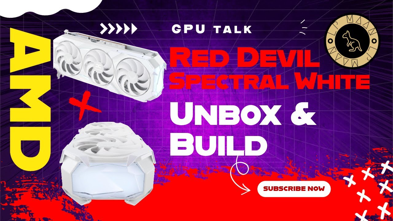The Cleanest GPU Yet? RX 9070 XT Spectral White Unboxing & White-Themed PC Build! 🔥❄️