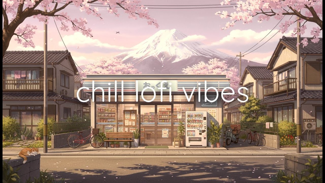 Lo-Fi Mt. Fuji Japanese Village | Ambience for Deep Study & Focus (4K)
