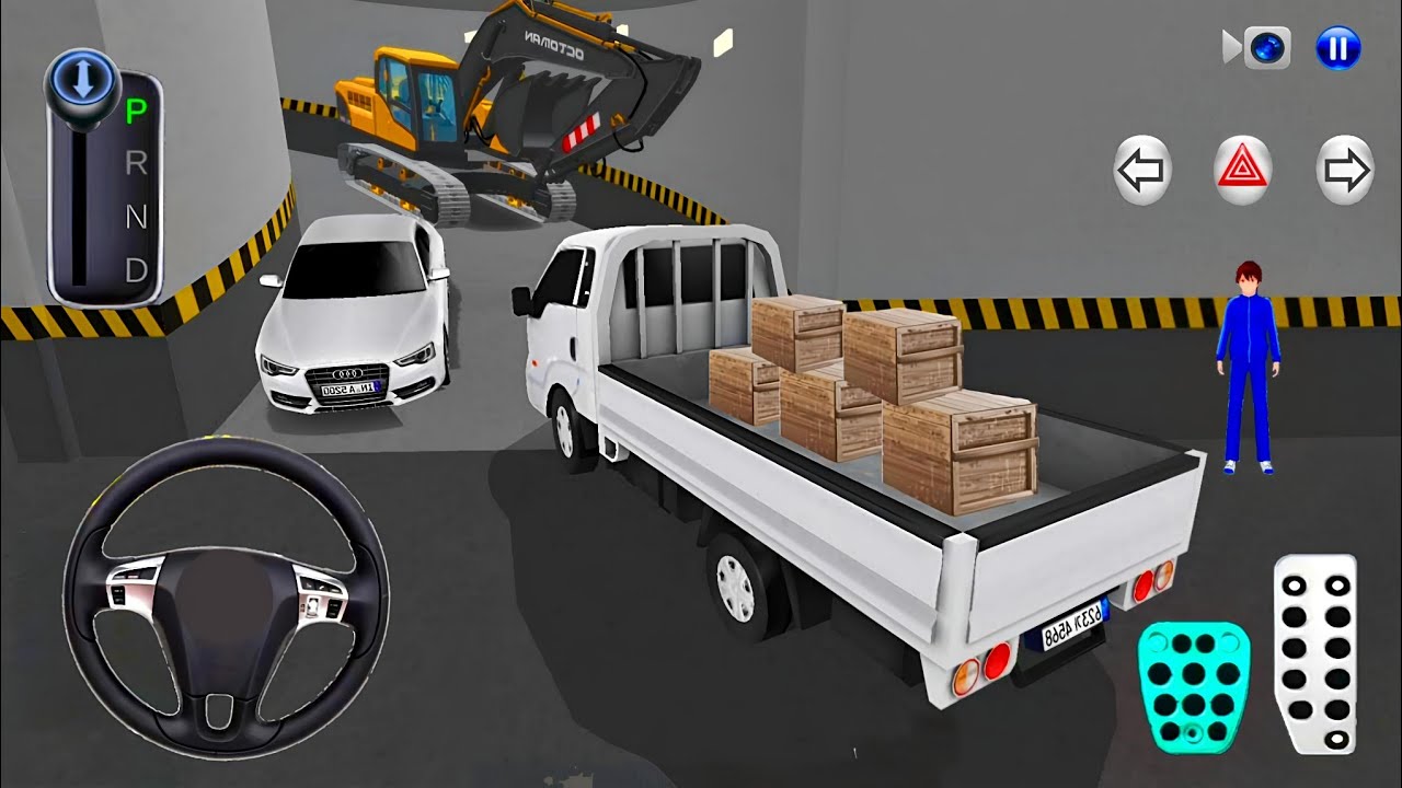 New Kia Pickup Stuck in Parking Garage | 3D Driving Class 2025 - Truck game - Android Gameplay