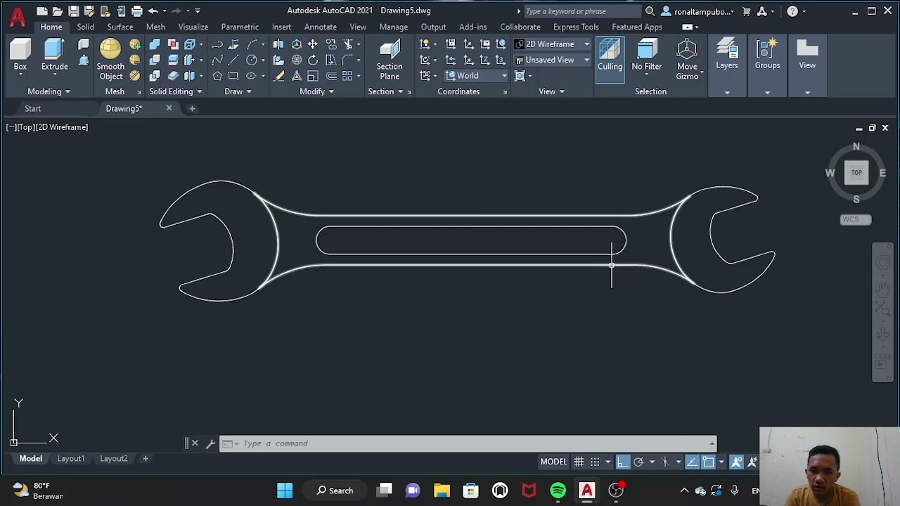 TUTORIAL MEMBUAT KUNCI PAS PADA AUTOCAD 2021