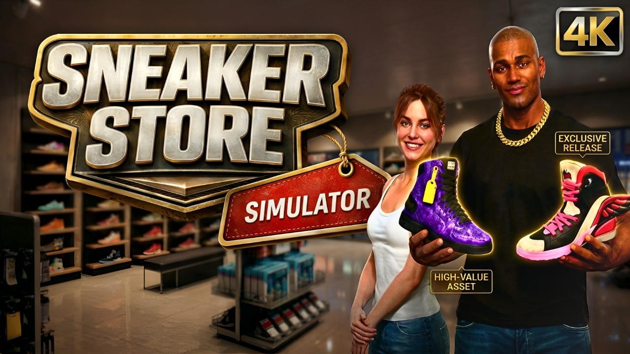SNEAKER STORE SIMULATOR Gameplay: Building the Ultimate Hypebeast Empire! 👟 |4K60FPS| NO COMMENTARY