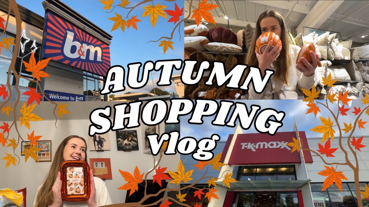 Come Autumn Shopping With Me! 🍁 TK Maxx, B&M, Hobbycraft & Asda 🛍️ 