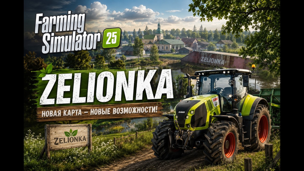 Farming Simulator 25 на PS5 | Карта Zielonka | 5 серия