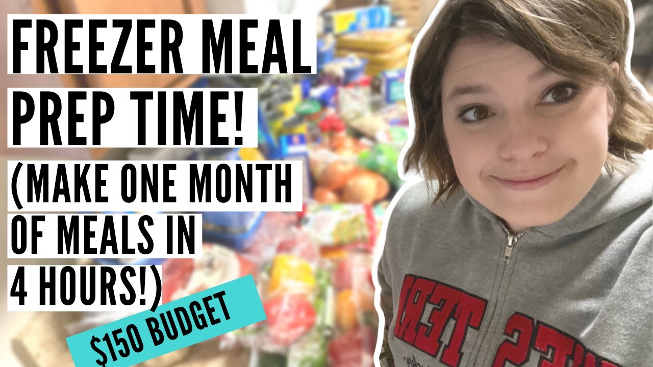 Freezer meal prep tips (Make a month of meals in 4 hours!)