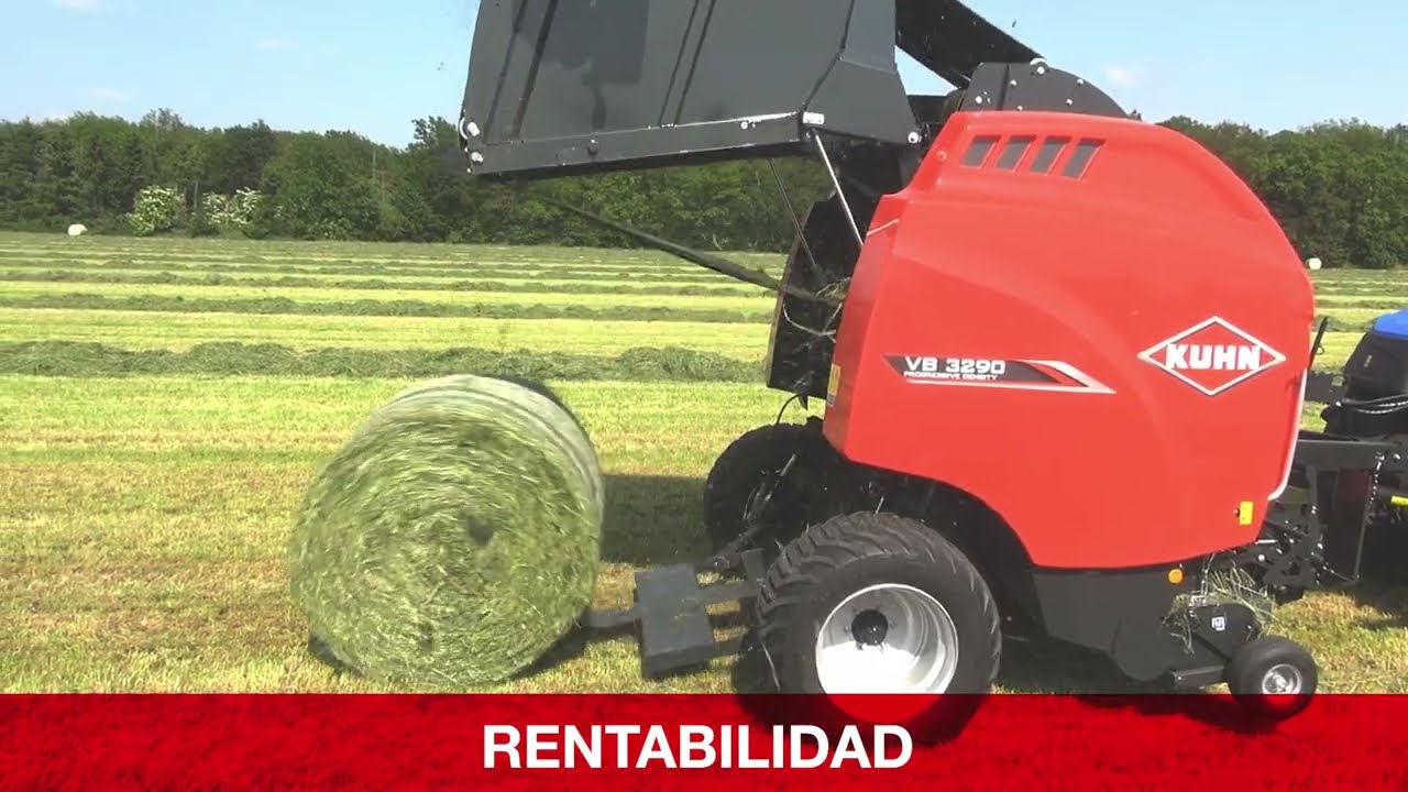 Rotoempacadora VB de KUHN. Modelos VB 3260 y VB 3290