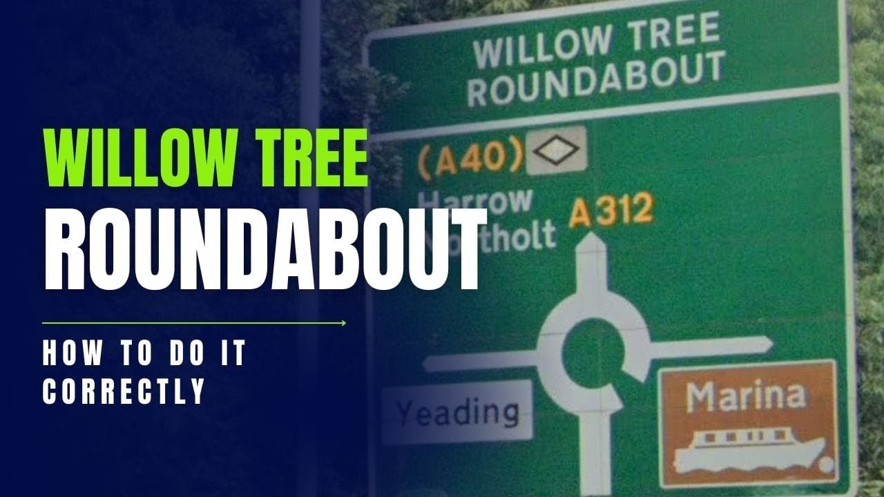 Willow Tree Roundabout | How to take every exit correctly | Yeading Roundabout