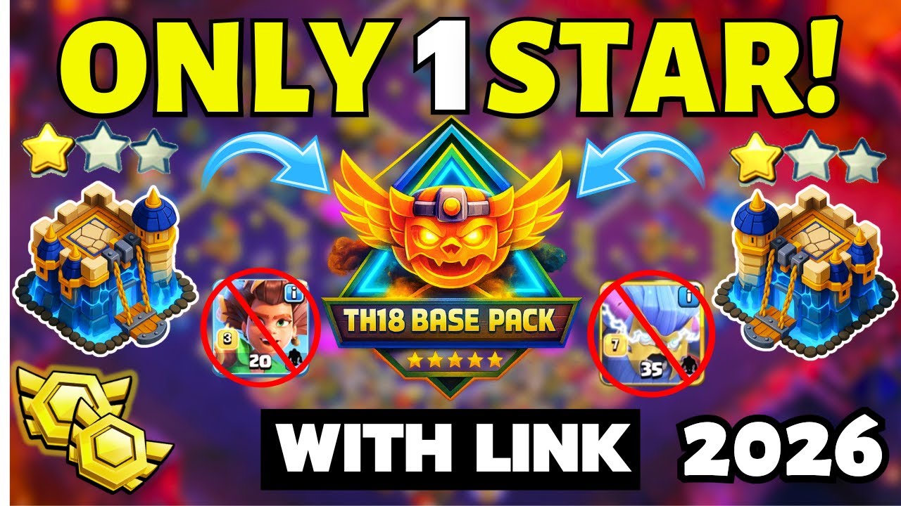 🏆 TOP 10 WORLD BEST TH18 War Base With Link | Th18 Cwl Base With Link | Th18 Legend Base | 2026