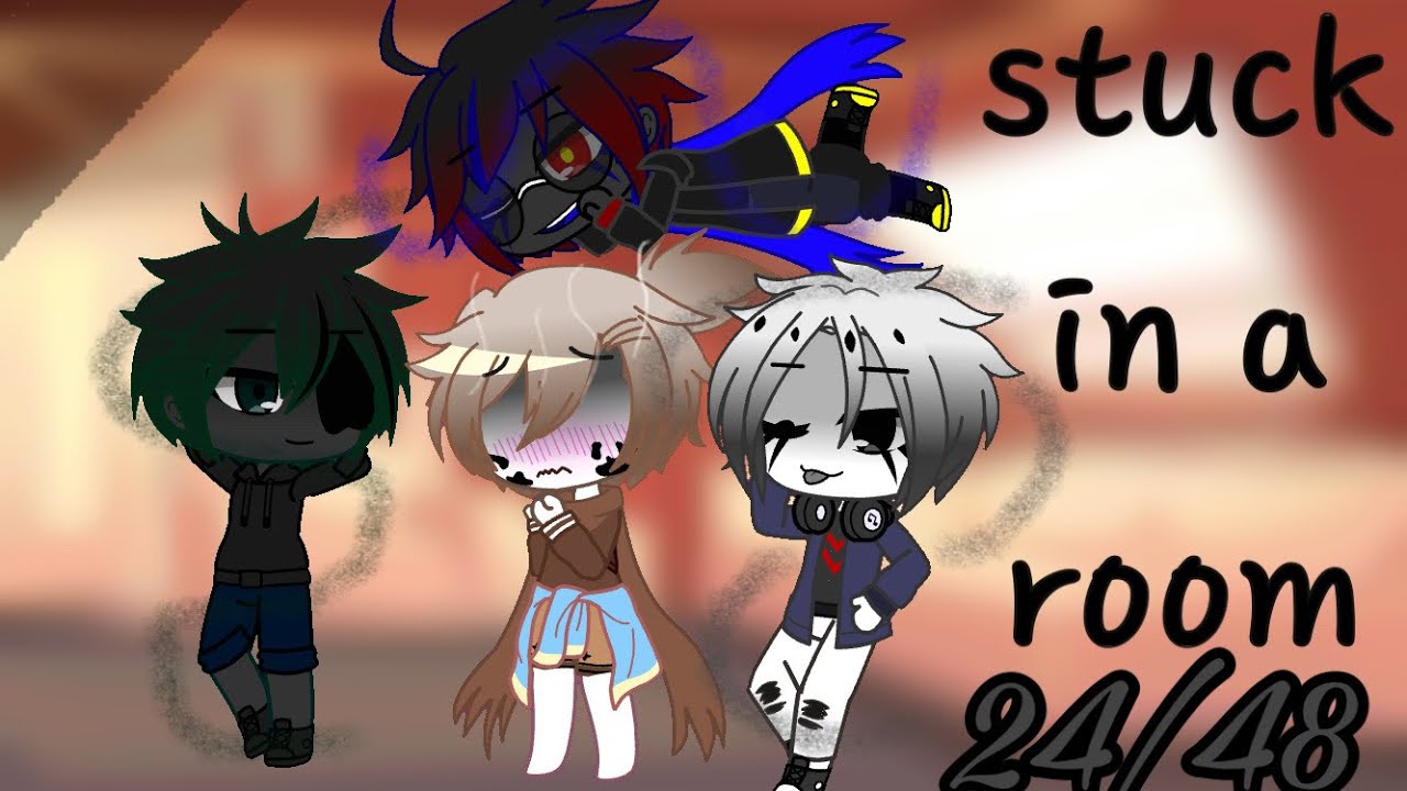 au sans stuck in a room for 24|48 hours / gacha club / part 1