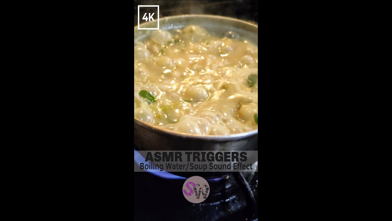 Boiling Sound, Mung Beans & Pork Stew Soup - Boiling Water Sound Effect 007 | ASMR Triggers #Shorts