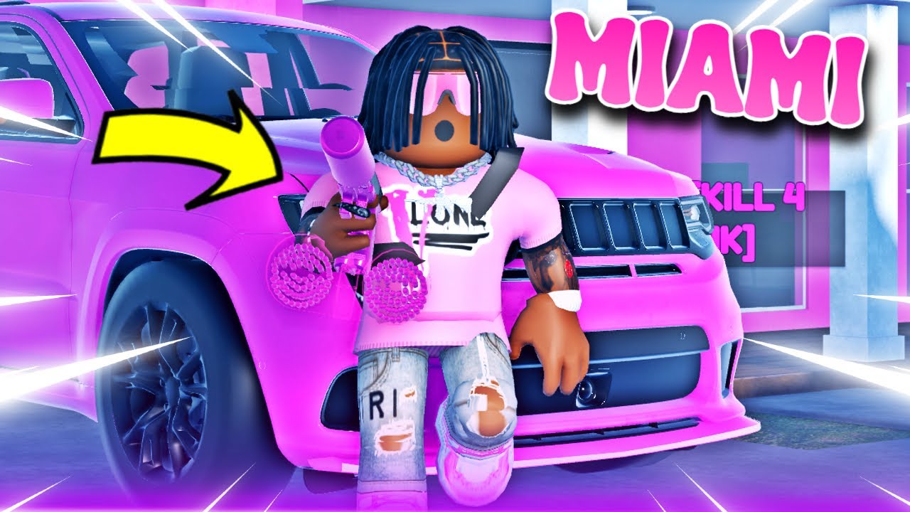 I TOOK A TRIP TO THE MOST  DANGEROUS MIAMI ROBLOX HOOD GAME!
