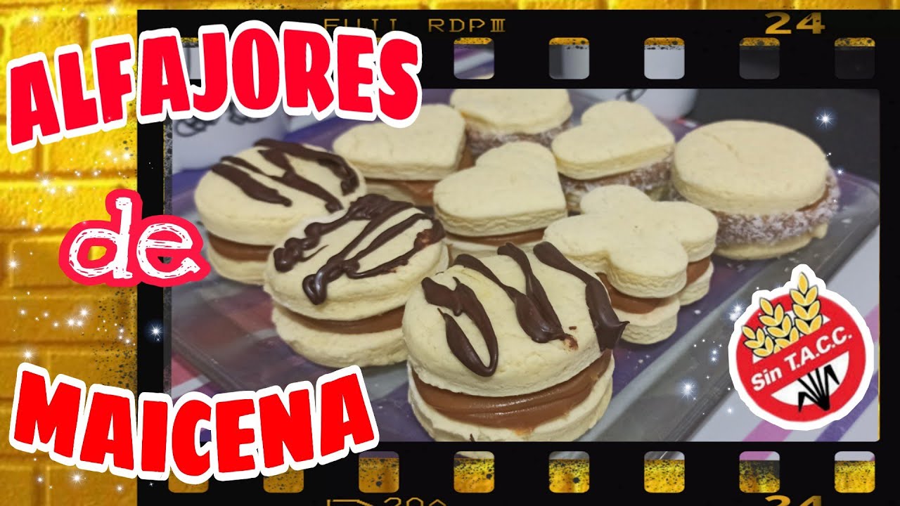 Alfajores de Maicena sin TACC ,sin gluten ,para celíacos