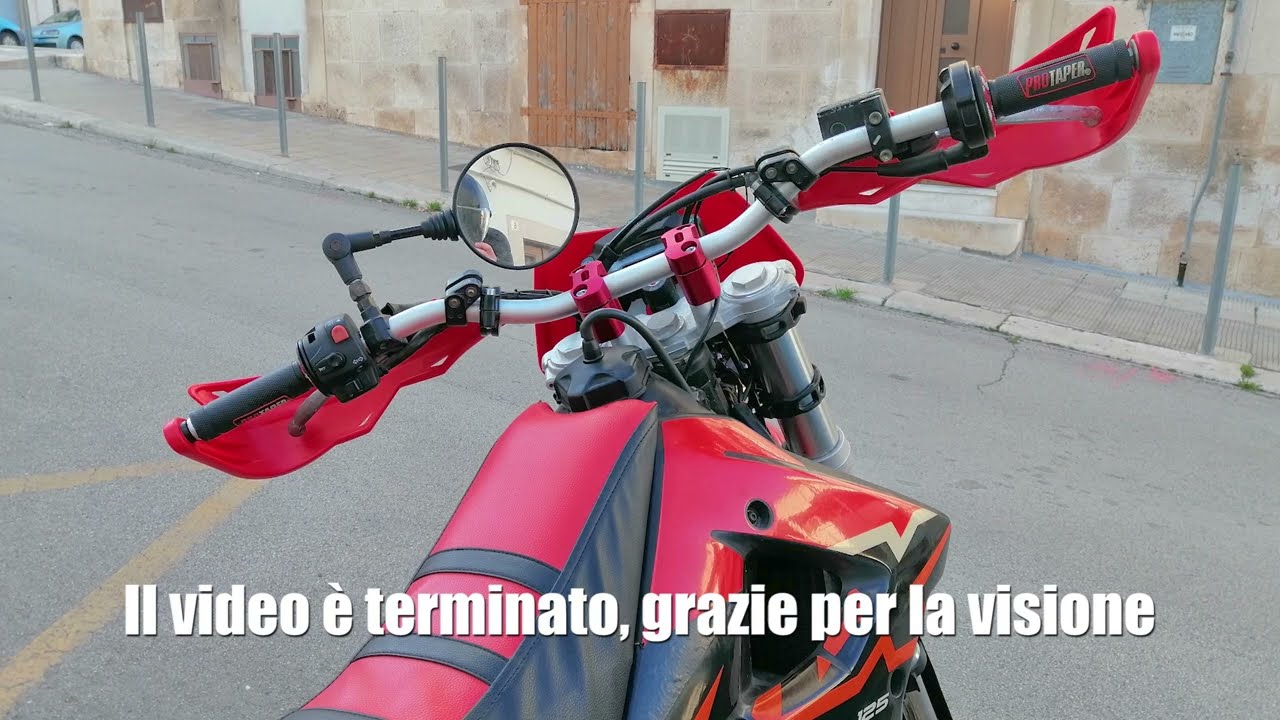 Come montare i RISERS manubrio - APRILIA MX/RX/SX 125