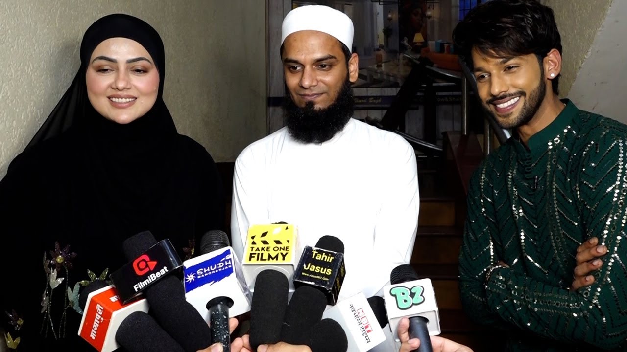 Sana Khan With Mufti Anas And Baseer Ali Spotted In The City | MS shorts