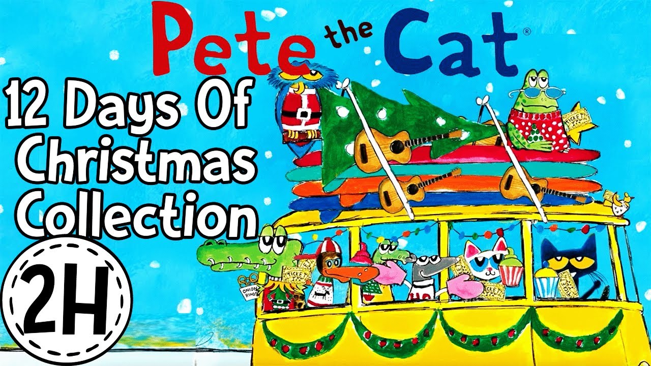 Pete The Cat 12 Groovy Days of Christmas Collection | MyEzyPzy | Christmas Songs & Read Aloud Books!