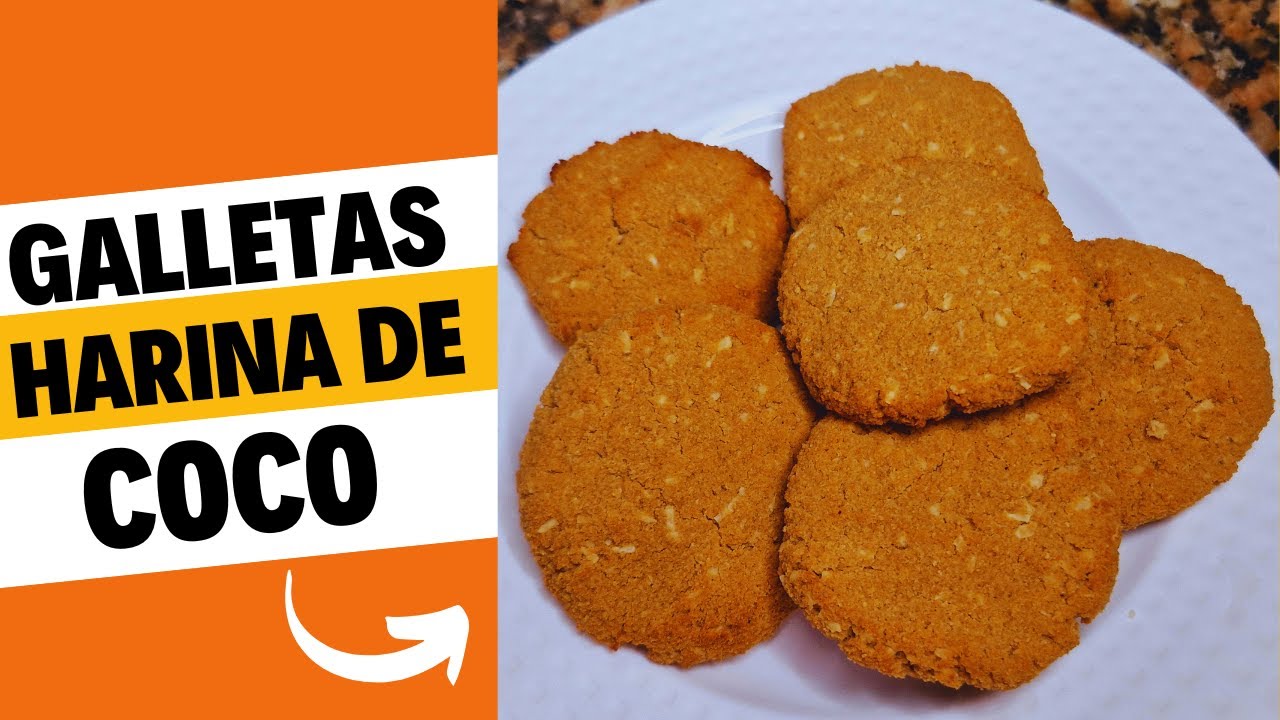 GALLETAS DE HARINA DE COCO - FACIL Y SIN GLUTEN