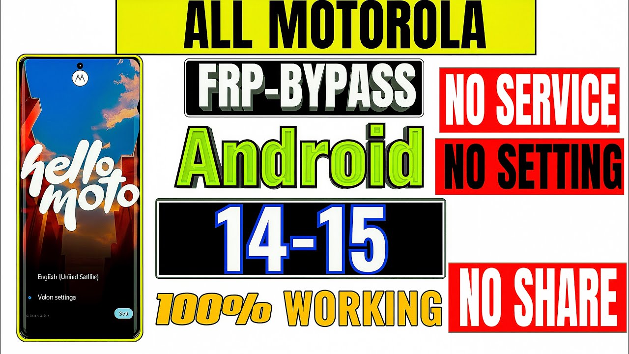 How To Bypass Google Lock on Motorola (2026)Android 14/15 | No PC | Safe & Updated Method 