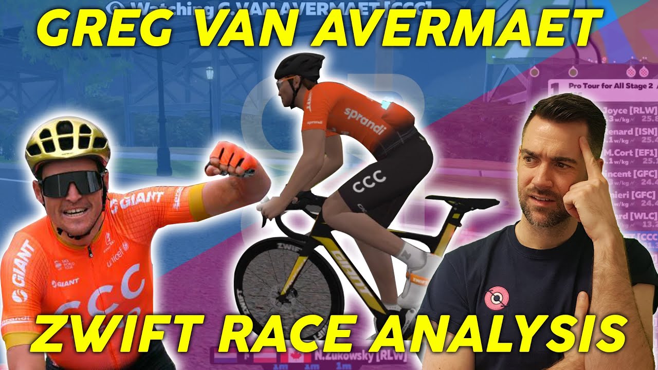 OLYMPIC GOLD MEDALIST'S  ZWIFT RACE - ANALYSIS