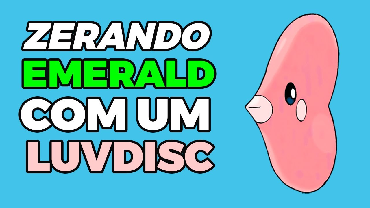 Dá pra ZERAR Pokémon EMERALD APENAS com o LUVDISC? - #DESAFIO POKÉMON 12