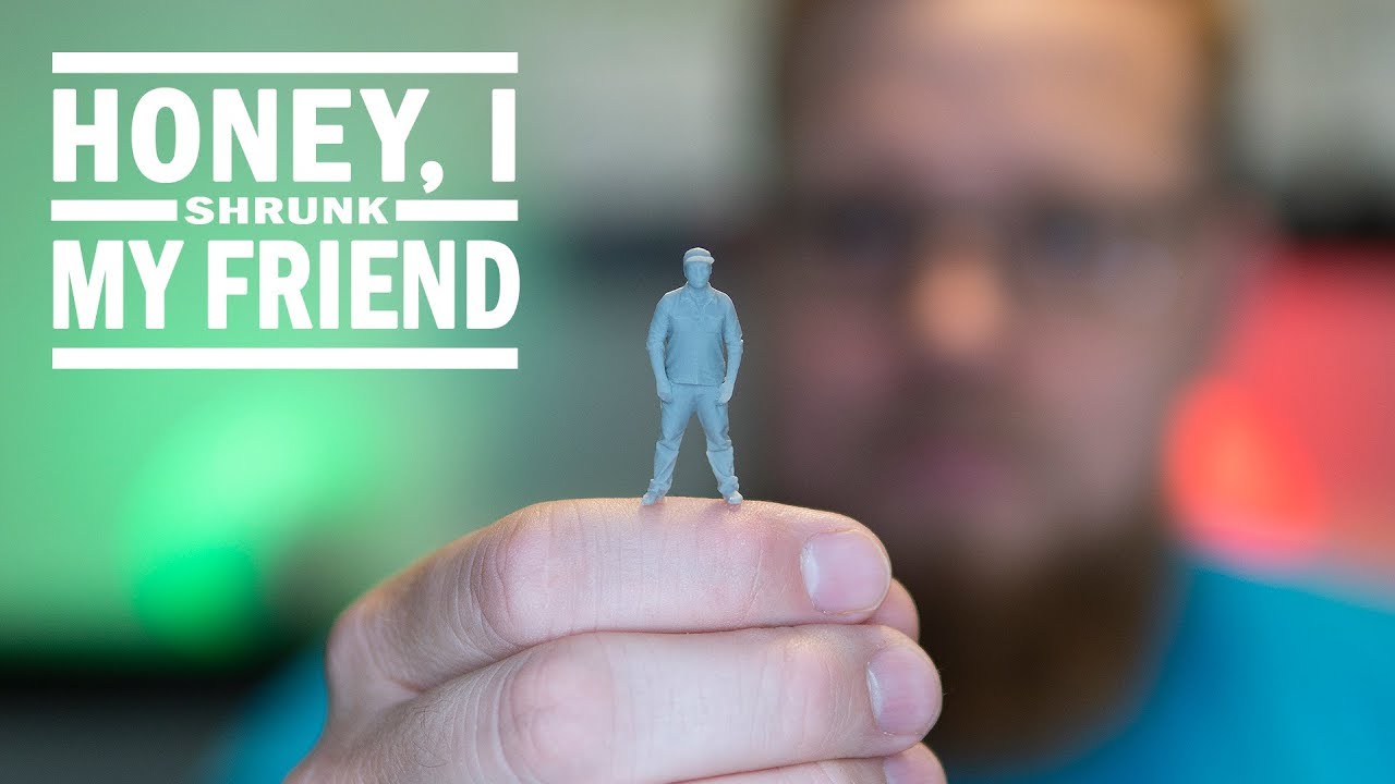 3D Scanning and 3D Printing a Personalized Miniature Figurine