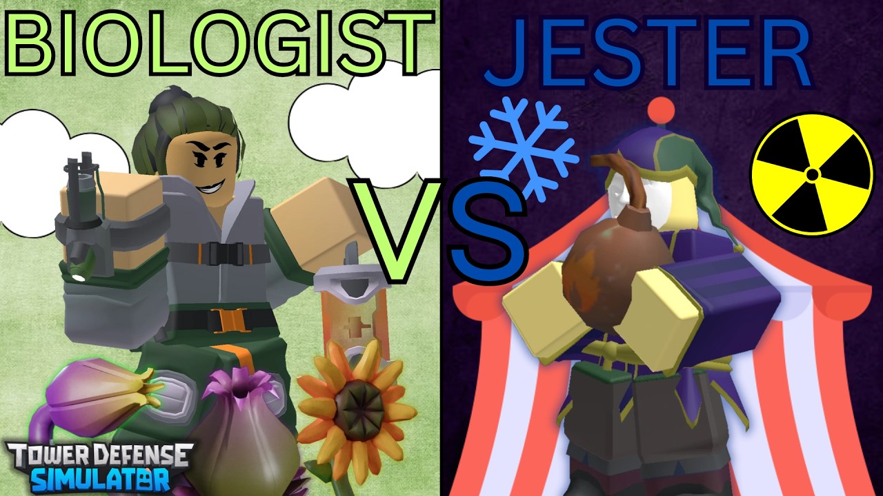 Biologist VS Jester (Tower Defense Simulator)