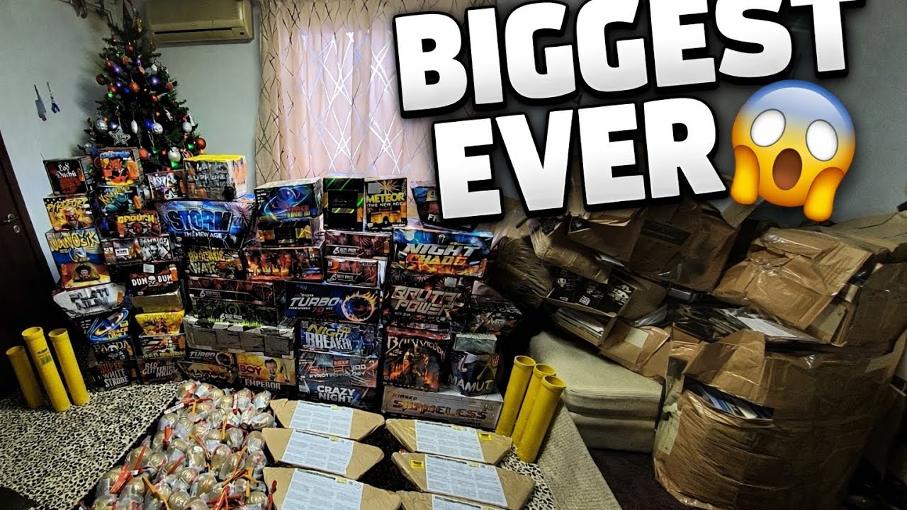 INSANE Fireworks Unboxing 💥 Biggest Ever in the Balkans
