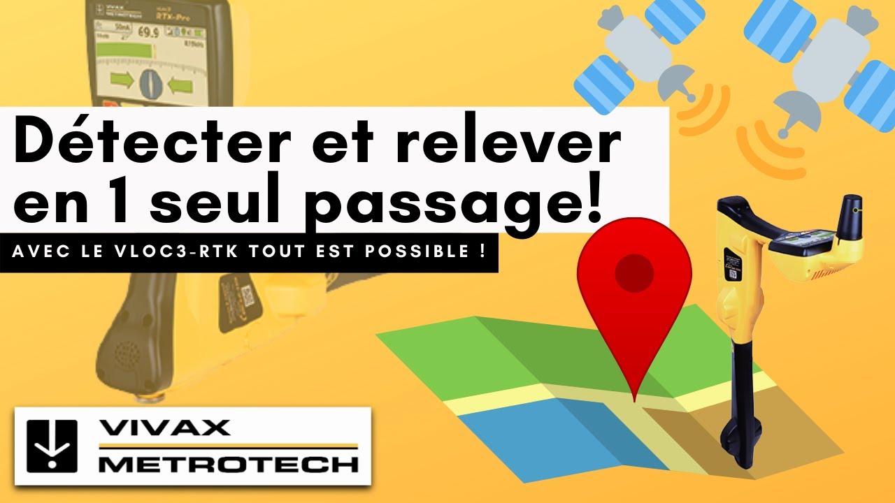 Le détecteur vLoc3RTK avec Land2Map