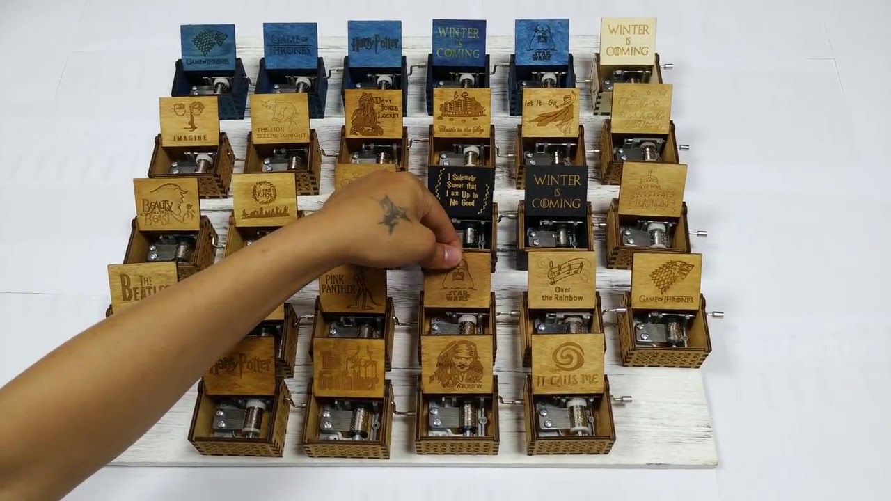 Wish and Aliexpress music boxes