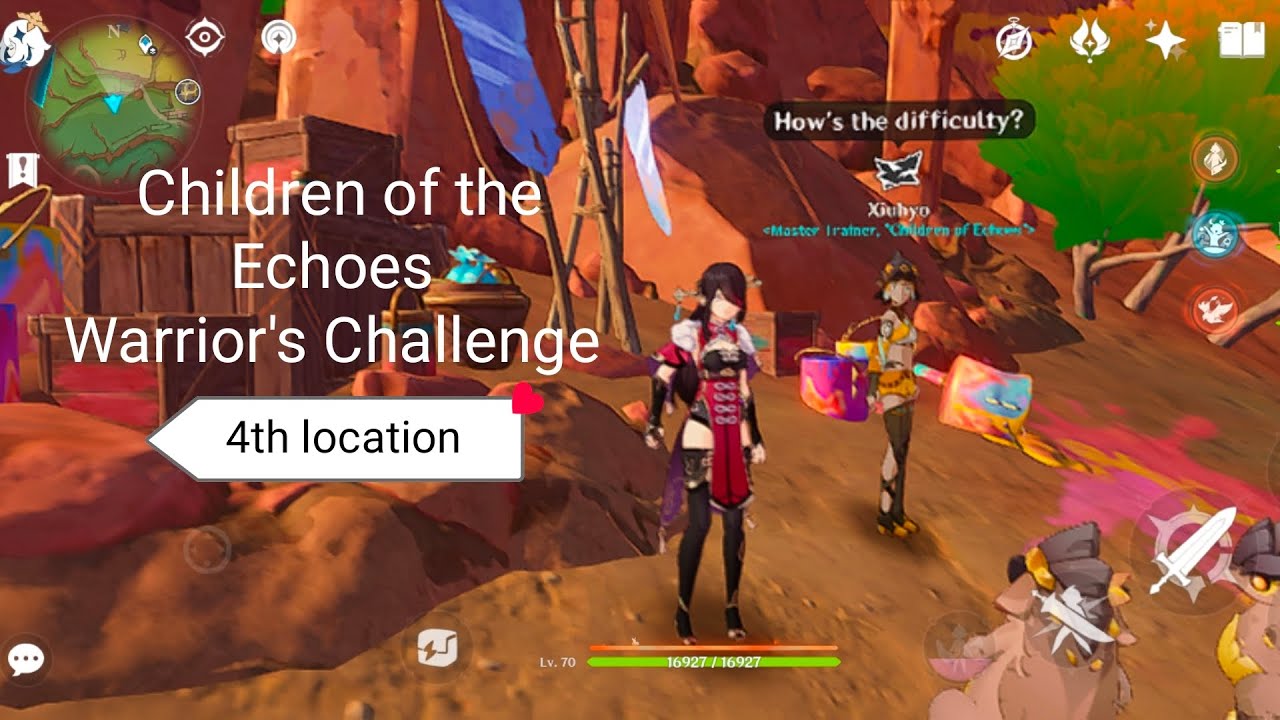 CHILDREN OF THE ECHOES WARRIOR'S CHALLENGE 4