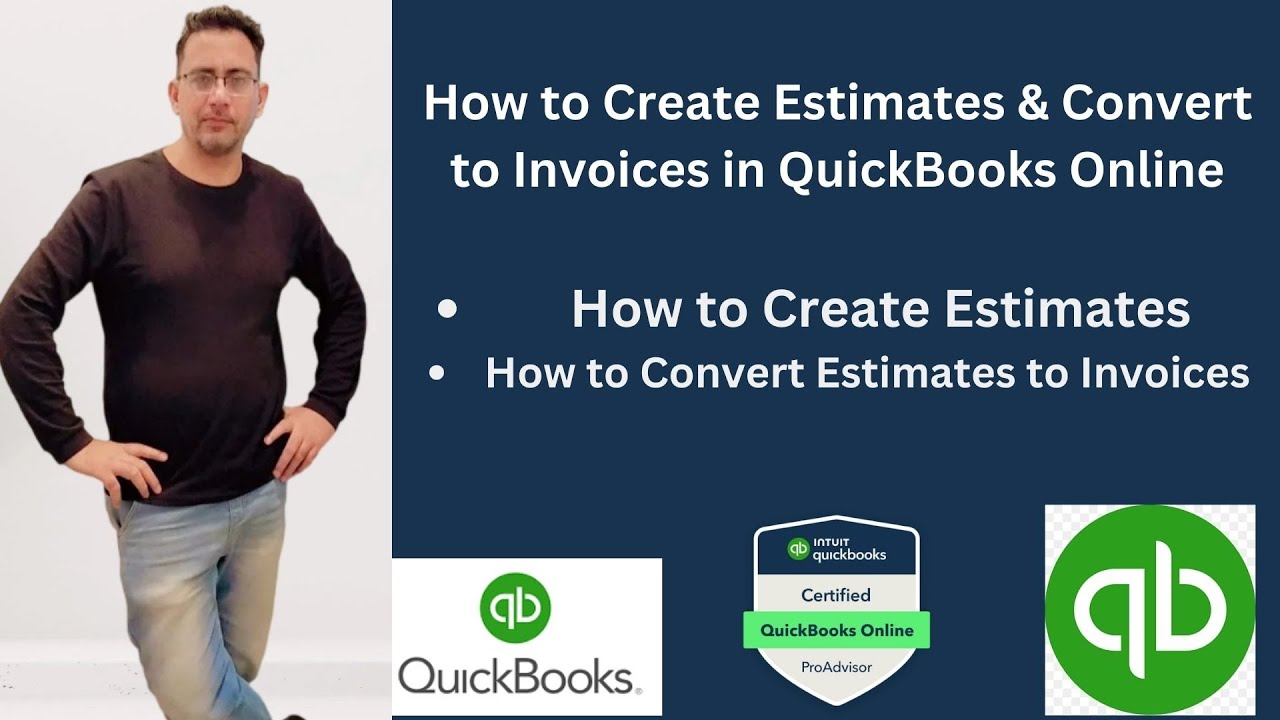 #QuickBooksEstimate#ConvertEstimatetoInvoice#QBTraining How to Create Estimate & Estimate to Invoice
