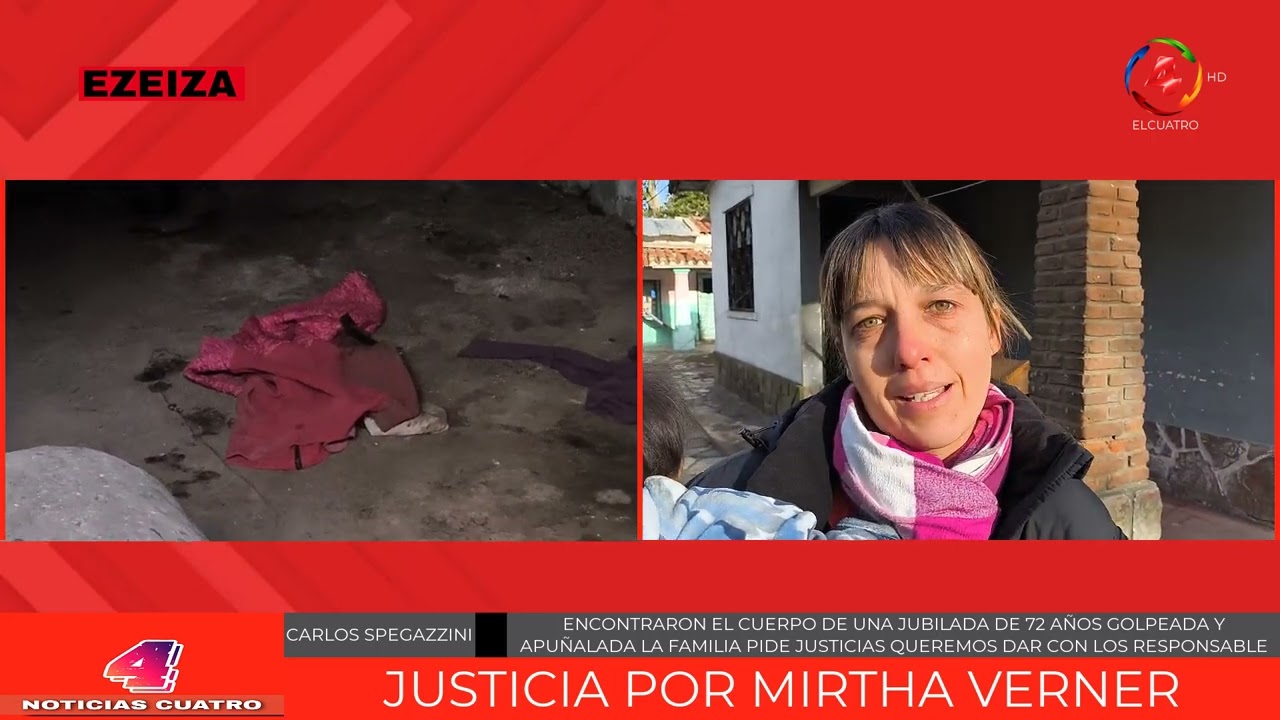 ENCONTRARON EL CUERPO DE UNA JUBILADA DE 72 AÑOS SU FAMILIA PIDE JUSTICIA POR MIRTHA VERNER