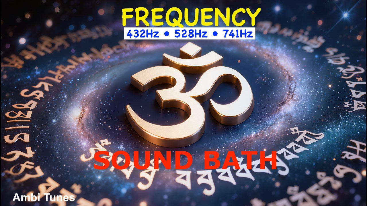 OM Universe Echo | 1 Hour Cosmic Sound Bath for Deep Meditation & Sleep