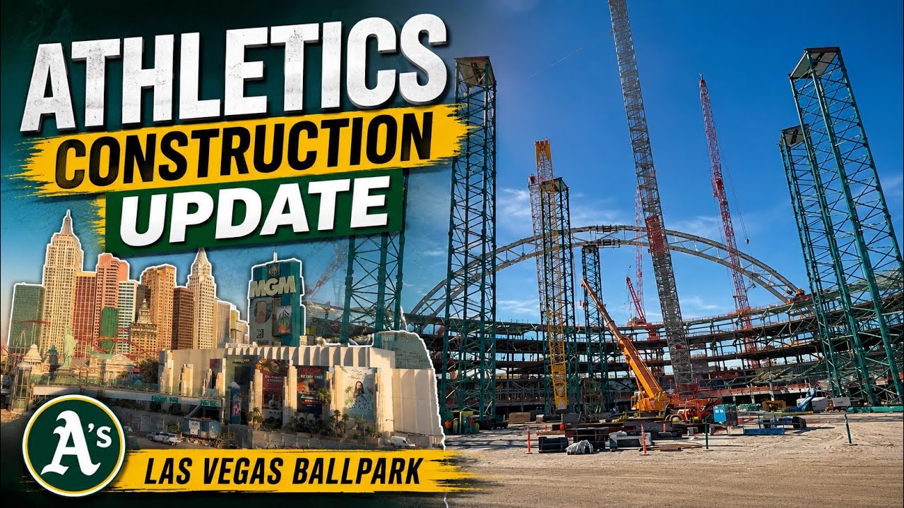 MASSIVE Las Vegas Athletics Ballpark Update: Full Walkthrough Tour