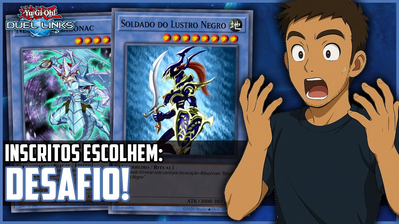 DEIXEI OS INSCRITOS ESCOLHEREM MEUS DECKS EM LIVE [DUEL LINKS]