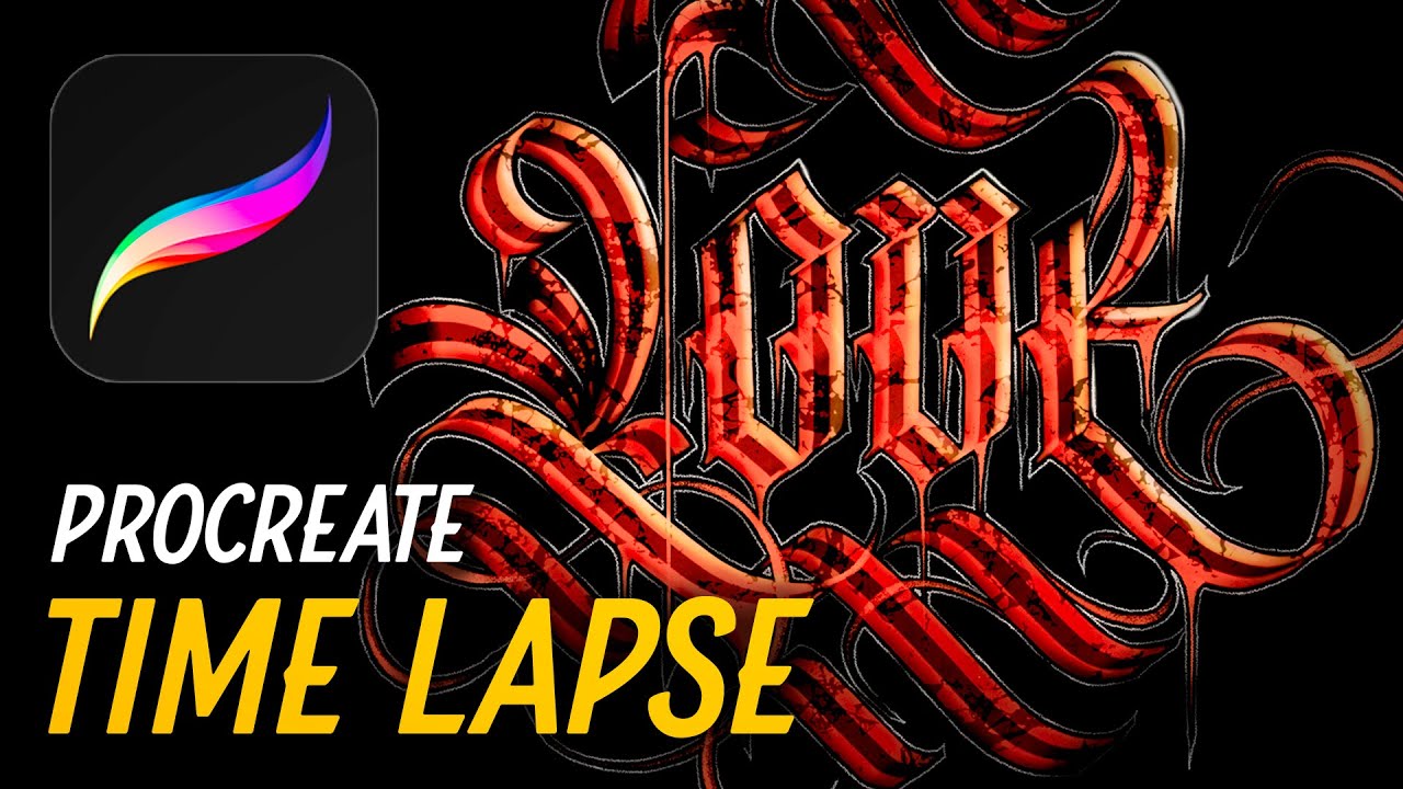 Blackletter Calligraphy in Procreate