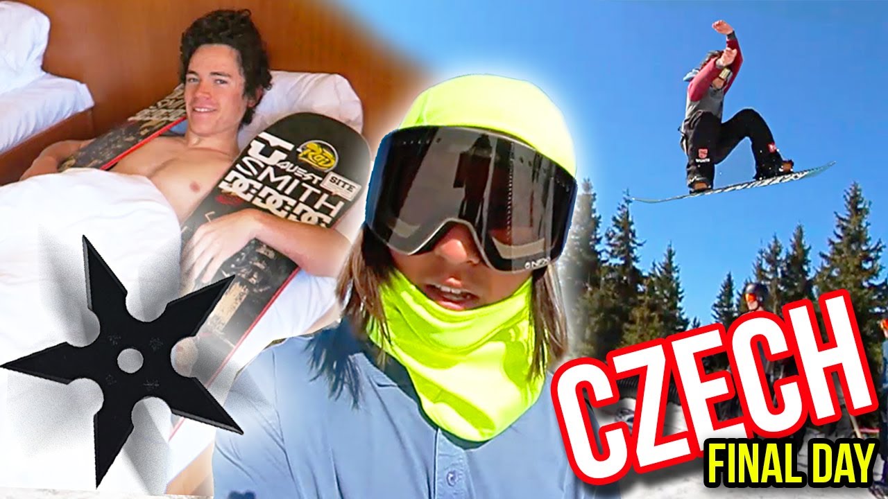 CZECH SNOWBOARDING! NINJA STARS & FIREWORKS! (Mature Audience Only)