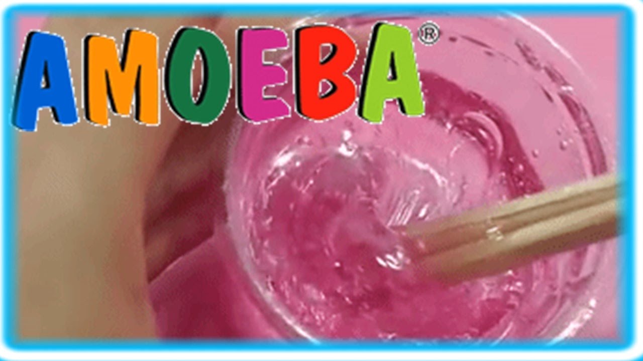Como fazer AMOEBA CRISTAL TRANSPARENTE COM CORANTE!  Geleca Liquida de vidro!   meleca