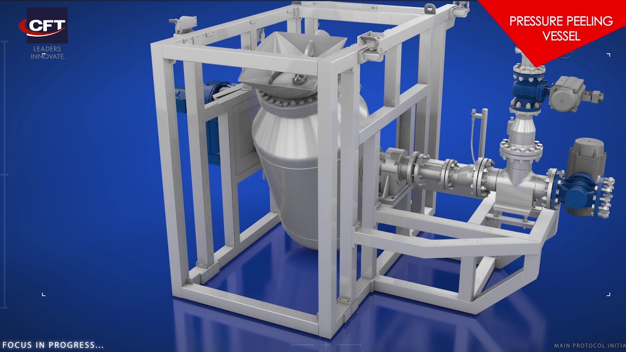 Indústrias Alimentares - CFT  -  Peladora de Vapor